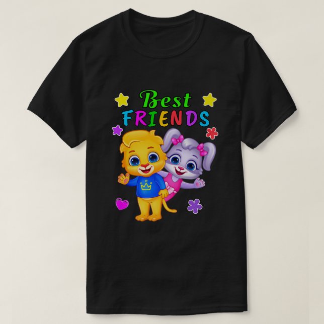 Camiseta Lucas e Ruby Melhores Amigos para Sempre por AppSt (Frente do Design)