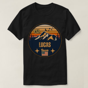 Camiseta Lucas, Iowa Ia, Estados Unidos