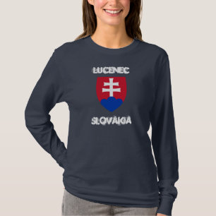 Camiseta Lucenec, Eslováquia com casaco de armas