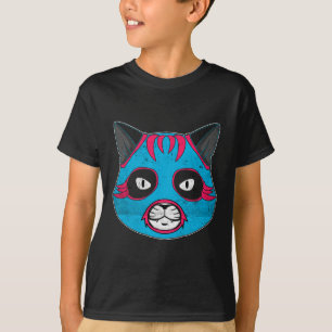 Camiseta Lucha Libre Cat Veste Luchador Luta Máscara