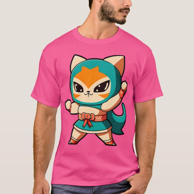 Camiseta Lucha Libre Cats (Frente)