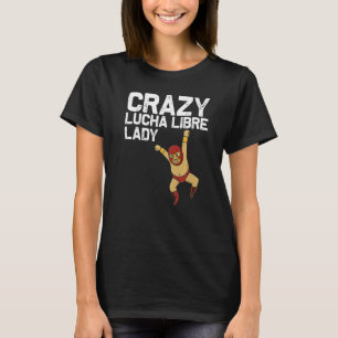 Camiseta Lucha Libre Designs Mulheres Mãe Luta Livre Mexica