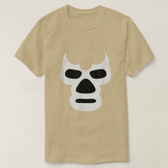 Camiseta Lucha Libre Face Meican Wrestler Hero Style Tee (Frente do Design)