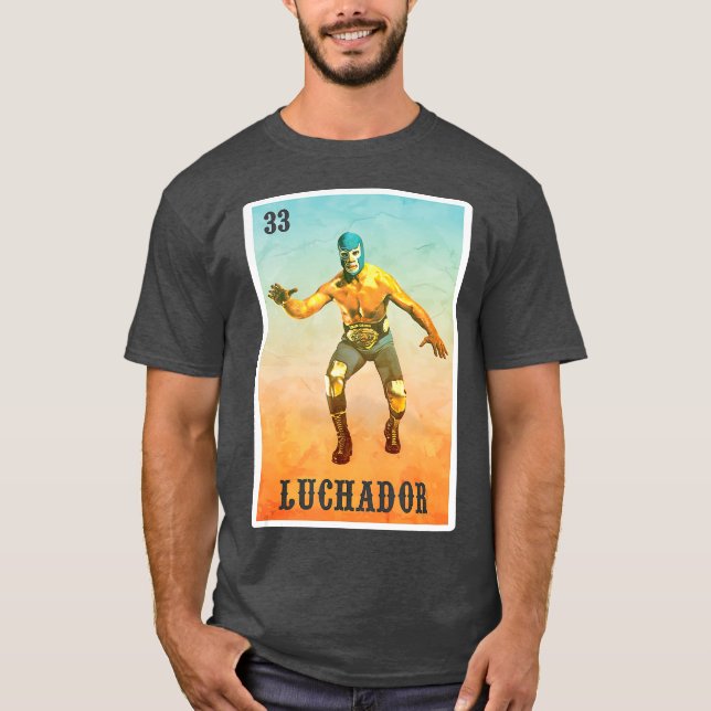 Camiseta Lucha Libre Luta El México Luchador (Frente)