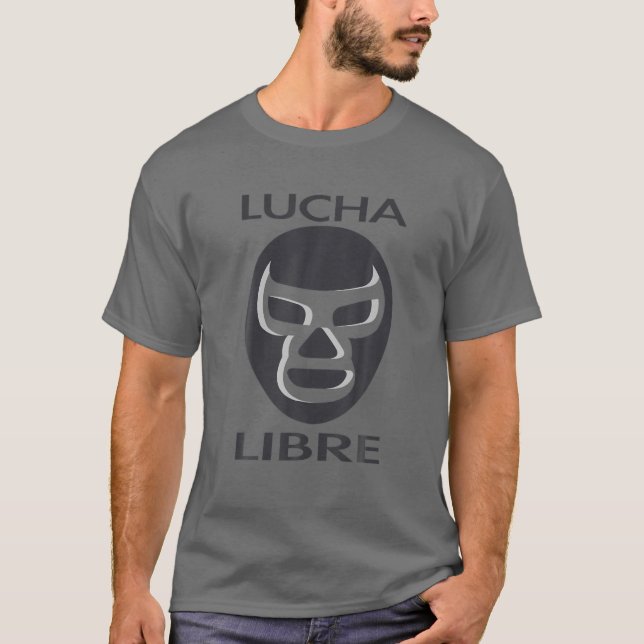 Camiseta Lucha Libre Máscara Luta profissional mexicana T (Frente)