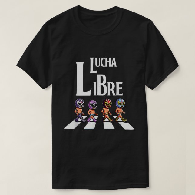 Camiseta Lucha Libre Wrestlers Street Parade Graphic Tee (Frente do Design)