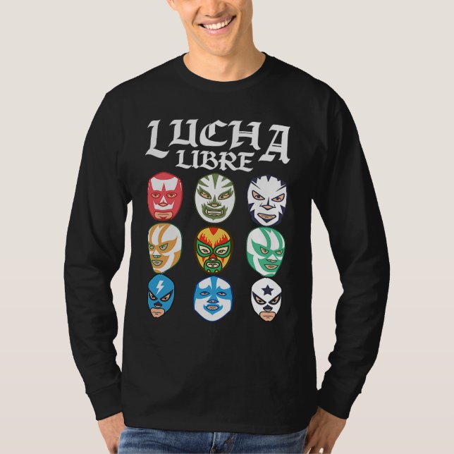 Camiseta Luchador Masks Lucha Libre (Frente)