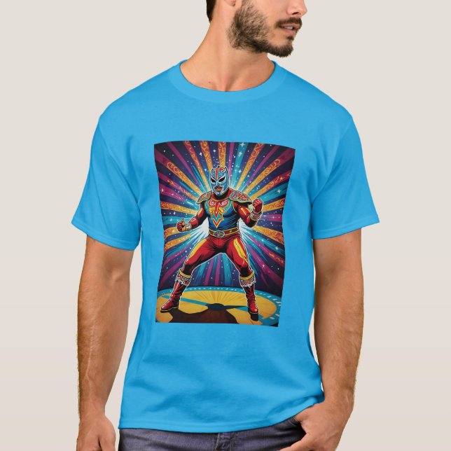 Camiseta Luchador Power Stance (Frente)