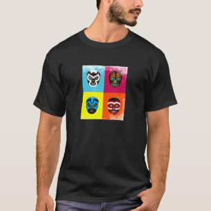 Camiseta Luchadores mexicanos - Máscara de Luta mexicana Me