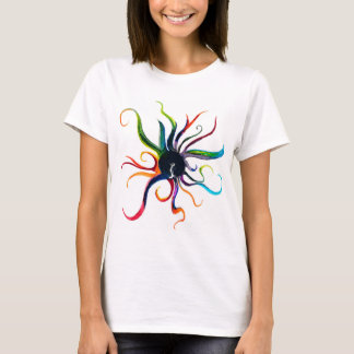Camiseta Luci frente Michael trás t-shirt feminina
