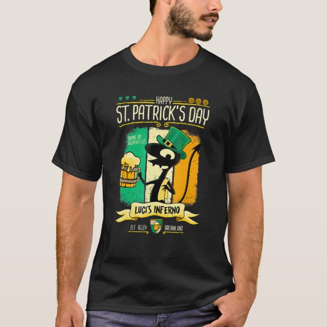 Camiseta Luci Inferno Fan Da Rua Animada Sitcom Patrick Day (Frente)