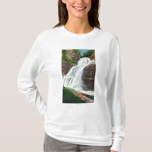 Camiseta Lucifer cai vista em Robert H. Treman Estado