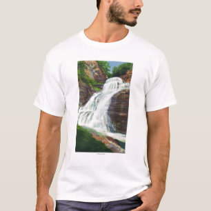 Camiseta Lucifer cai vista em Robert H. Treman Estado