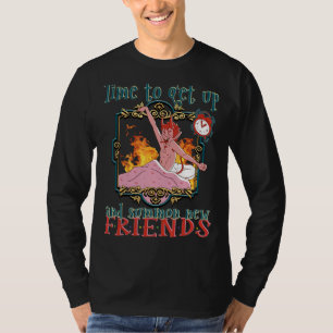 Camiseta Lúcifer, Hora De Levantar E Convocar O Hall De Nov