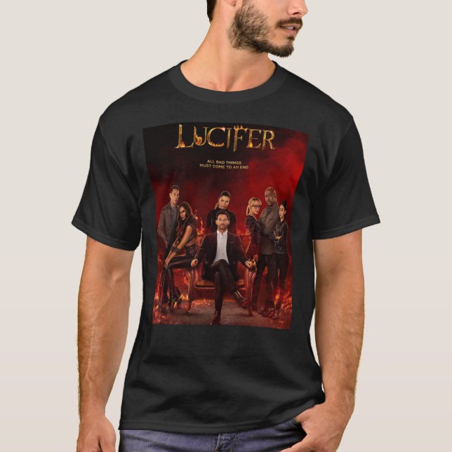 Camiseta Lúcifer Morningstar 6 final Classic T-Shi (Frente)
