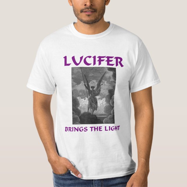 CAMISETA LUCIFER TRAZ A LUZ (Frente)