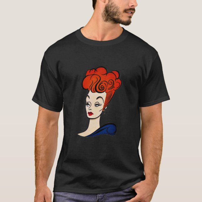 Camiseta Lucille Ball Profile MEME ANIME MANGA (Frente)