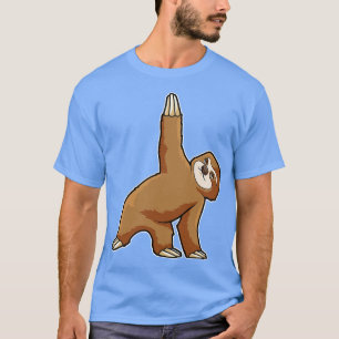 Camiseta Lúcio em Yoga Estreitando Pernas