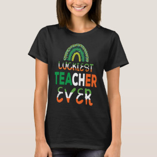 Camiseta Luckiest Irish Teacher Ever Saint Patrick's day Sh