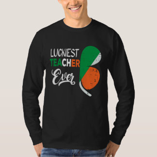 Camiseta Luckiest Irish Teacher Ever Saint Patrick's day Sh
