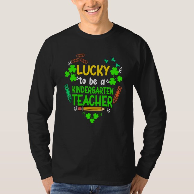 Camiseta Luckiest Teacher Ever St Patricks Day Patricks Day (Frente)