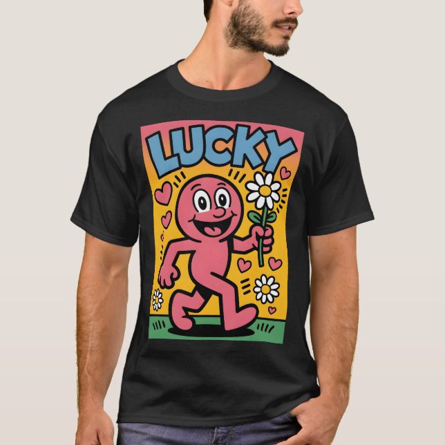 Camiseta Lucky. (Frente)