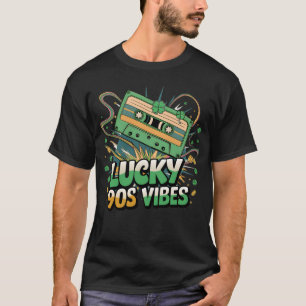 Camiseta Lucky 90s Vibes Saint Patrick's Day 2025 Retro