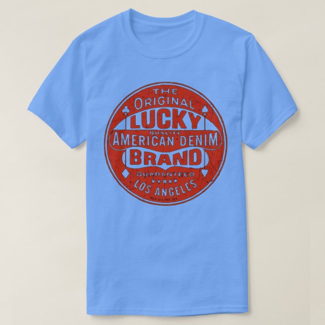 Camiseta Lucky American Demin (Frente do Design)