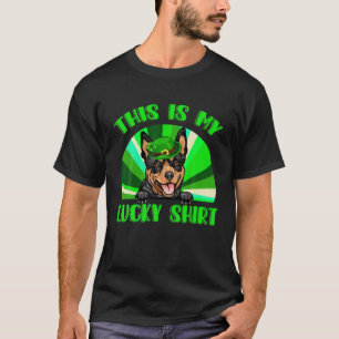 Camiseta Lucky Australian Kelpie Happy St Patricks Day Fami