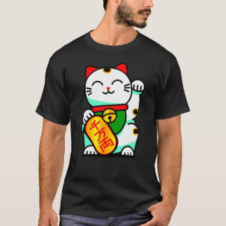 Camiseta Lucky Beckoning Cat (maneki-neko)