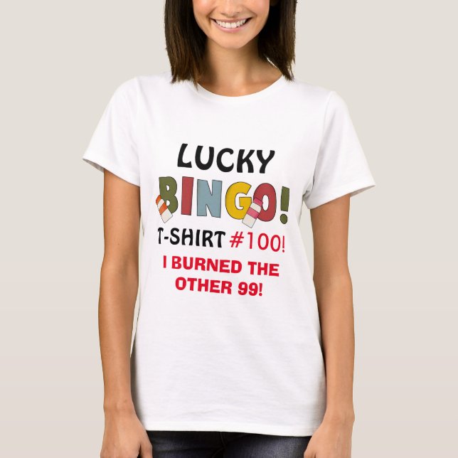 Camiseta Lucky Bingo 100 (Frente)