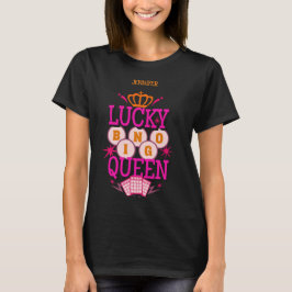 Camiseta Lucky Bingo Queen /nome editável