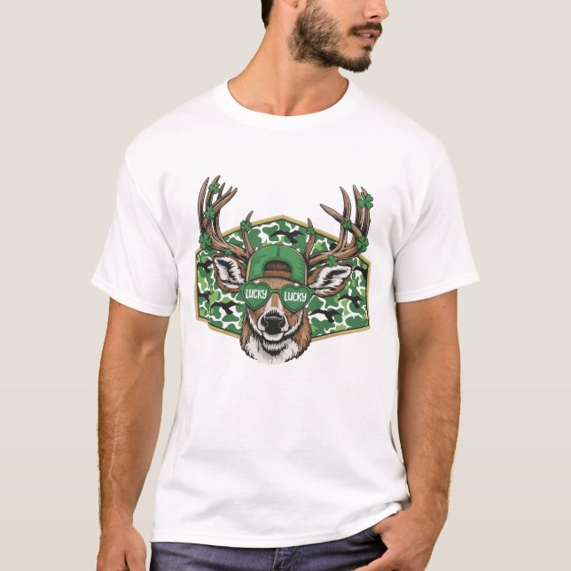 Camiseta Lucky Buck Camo (Frente)