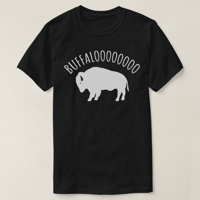 Camiseta Lucky Buffalo Buffalooo Bison Nature Wildlife Desi (Frente do Design)