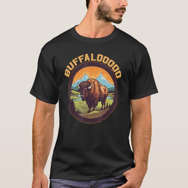 Camiseta Lucky Buffalo Casino Slot Machine BUFFALOOO Gamb (Frente)