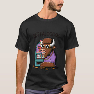 Camiseta Lucky Buffalo Casino Slot Machine BUFFALOOOOO Jogo