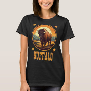 Camiseta Lucky Buffalo Western Mounties Buffalo Bison Slot