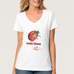 Camiseta "Lucky Charm" Joaninha – Um Toque de Boa 