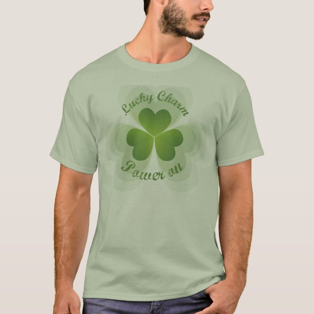 Camiseta Lucky Charm Power On (Frente)