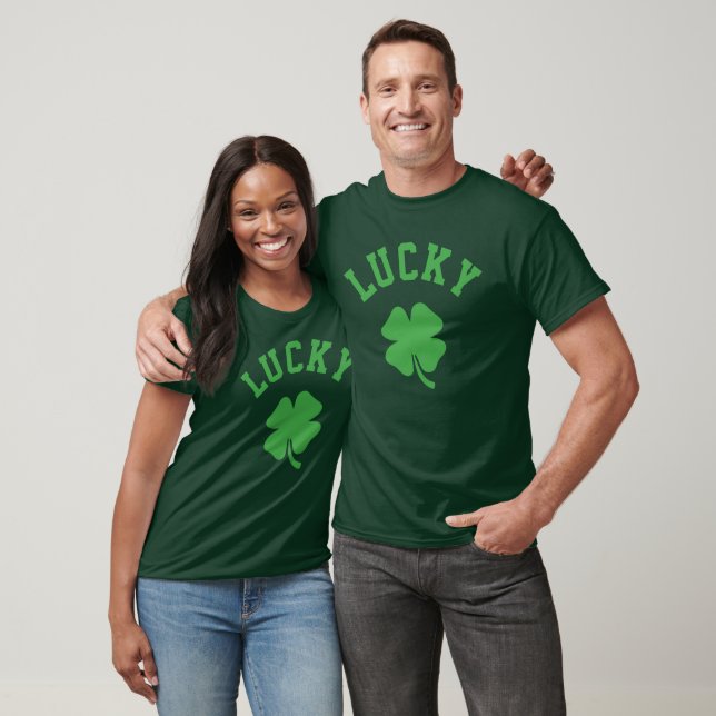 Camiseta Lucky Clover St. Patrick's Shamrock (Unissex)