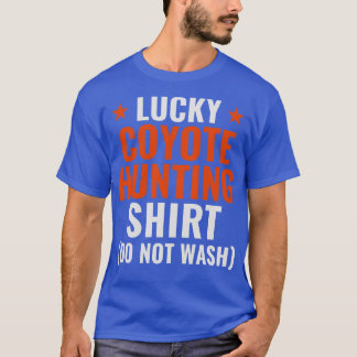 Camiseta Lucky Coyote Caçando Engraçado Yote Hunter