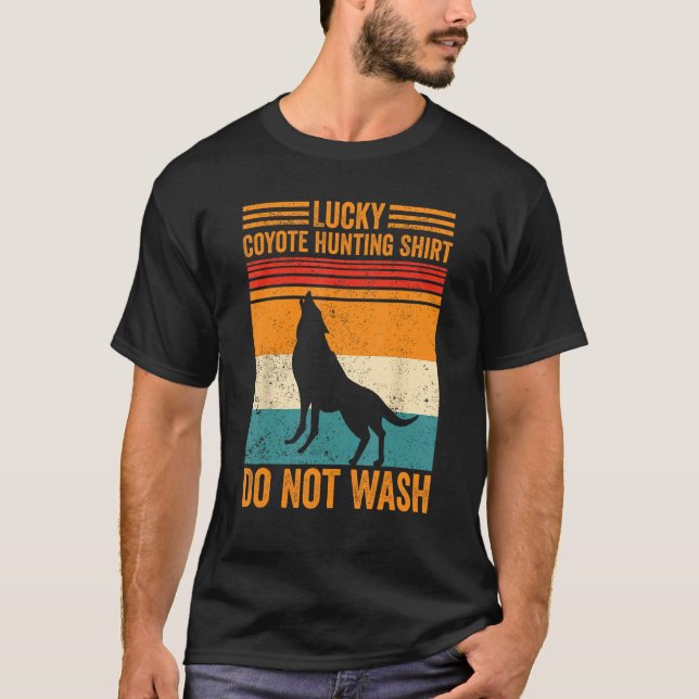 Camiseta Lucky Coyote Hunting  Coyote Hunter Yote (Frente)