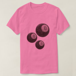 Camiseta Lucky Disco 8 PINK, Lucky 8 Disco Ball, Snooker