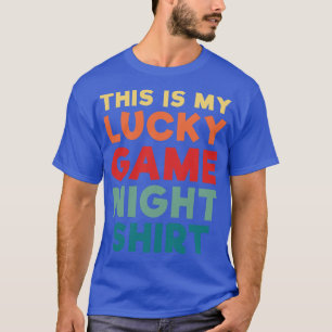 Camiseta Lucky Game Night Retro Conselho Games Cite Engraça