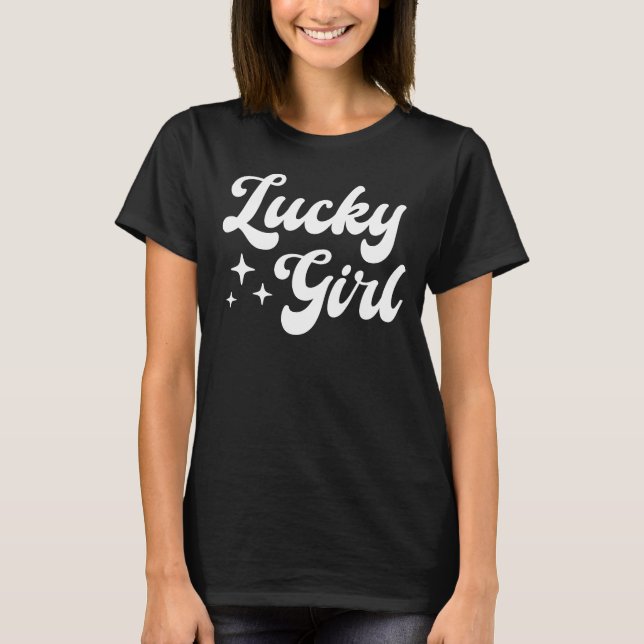 Camiseta Lucky Girl (Frente)
