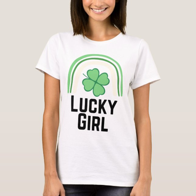 Camiseta Lucky Girl (Frente)