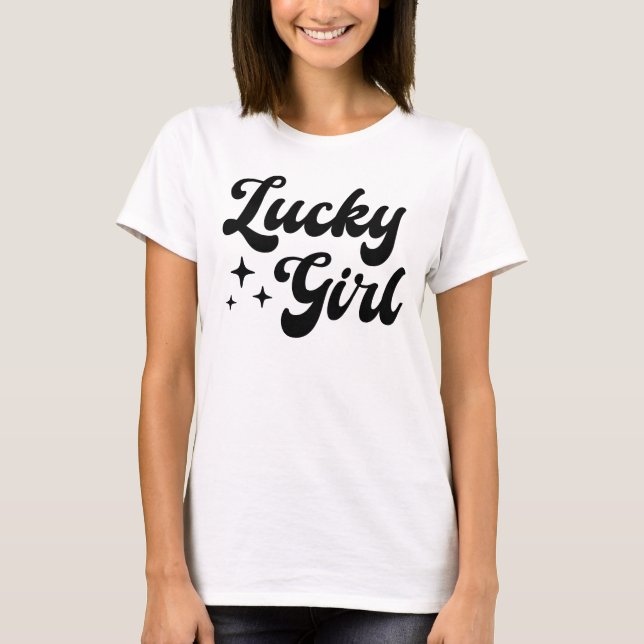 Camiseta Lucky Girl (Frente)