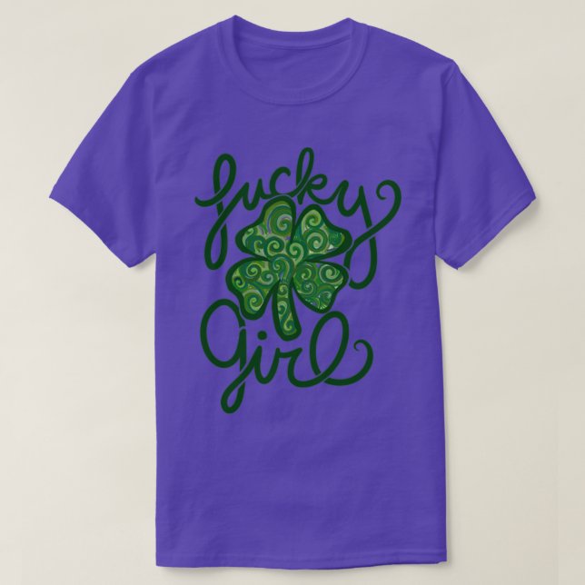Camiseta Lucky Girl (Frente do Design)