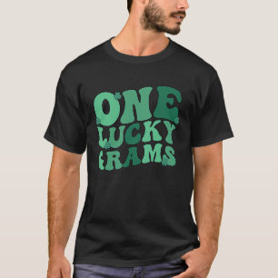 Camiseta Lucky Grams Avó Dia de São Patrício Grams Gra