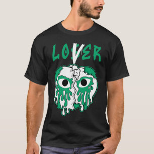 Camiseta Lucky Green 13s Cardíaco Perdido Cry 13 Retro Luck